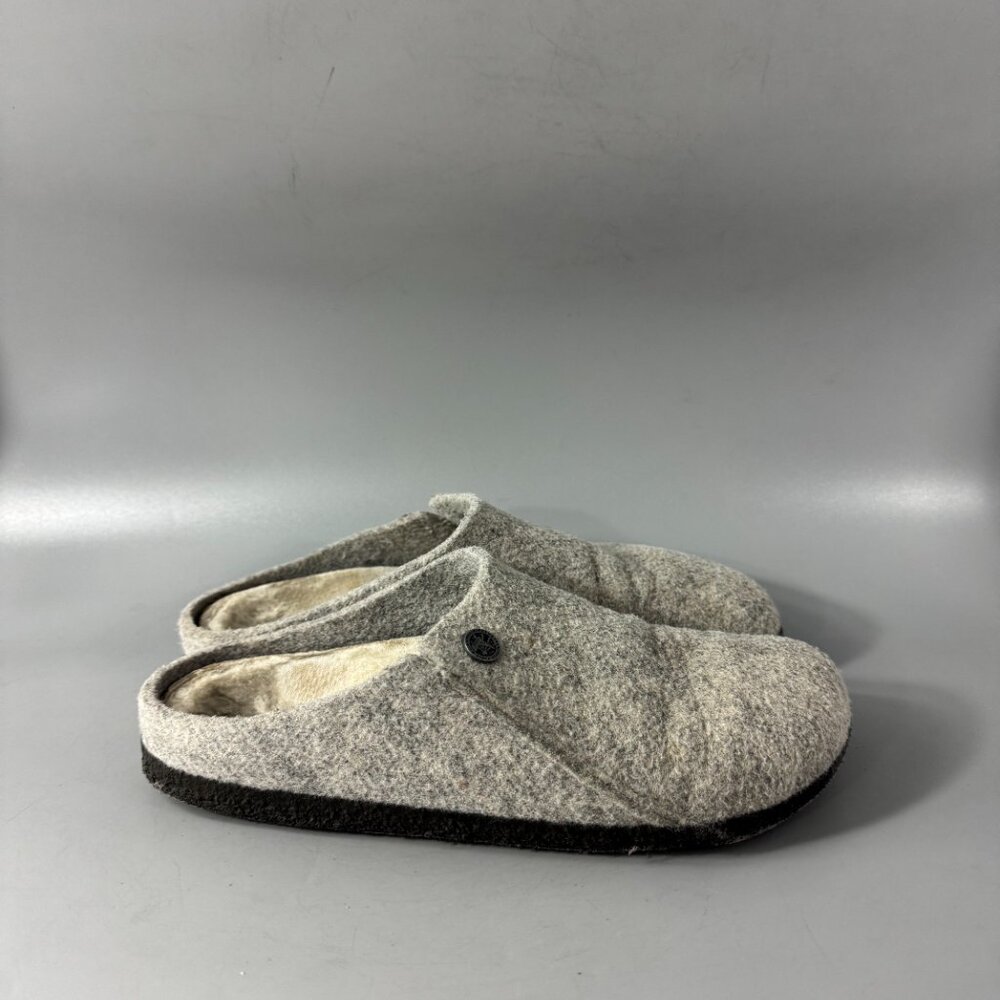 Birkenstock Zermatt Shearling Wool Felt, Light Gray, Size 39 - Picture 3 of 15